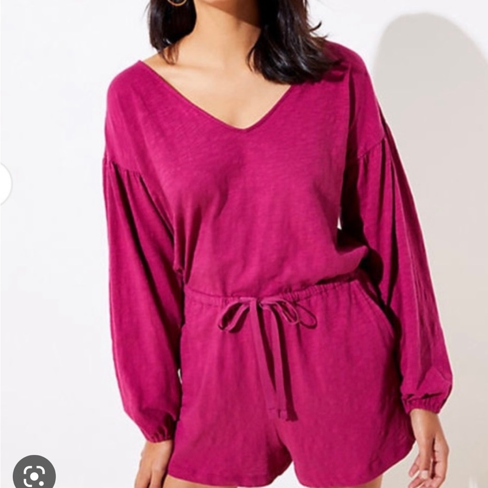 Loft Beach Pink Romper
